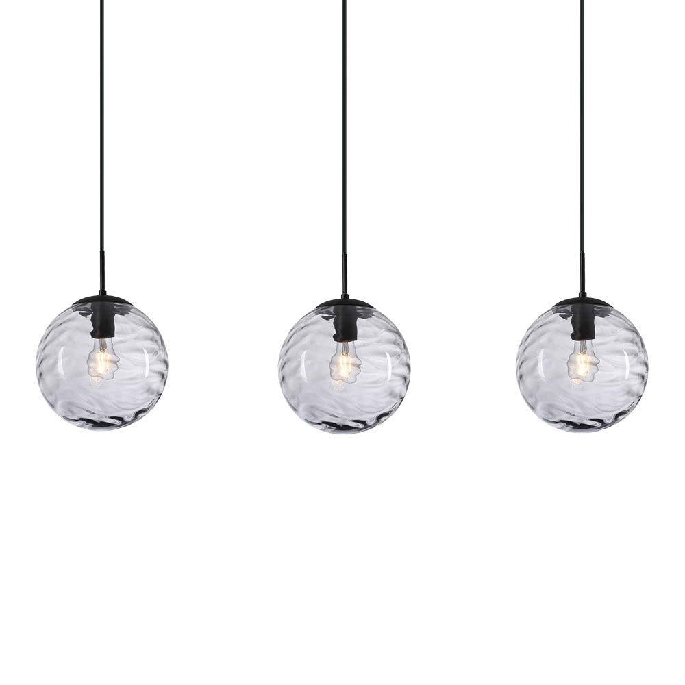 Riedel - 3 Light Linear Smoke Swirl