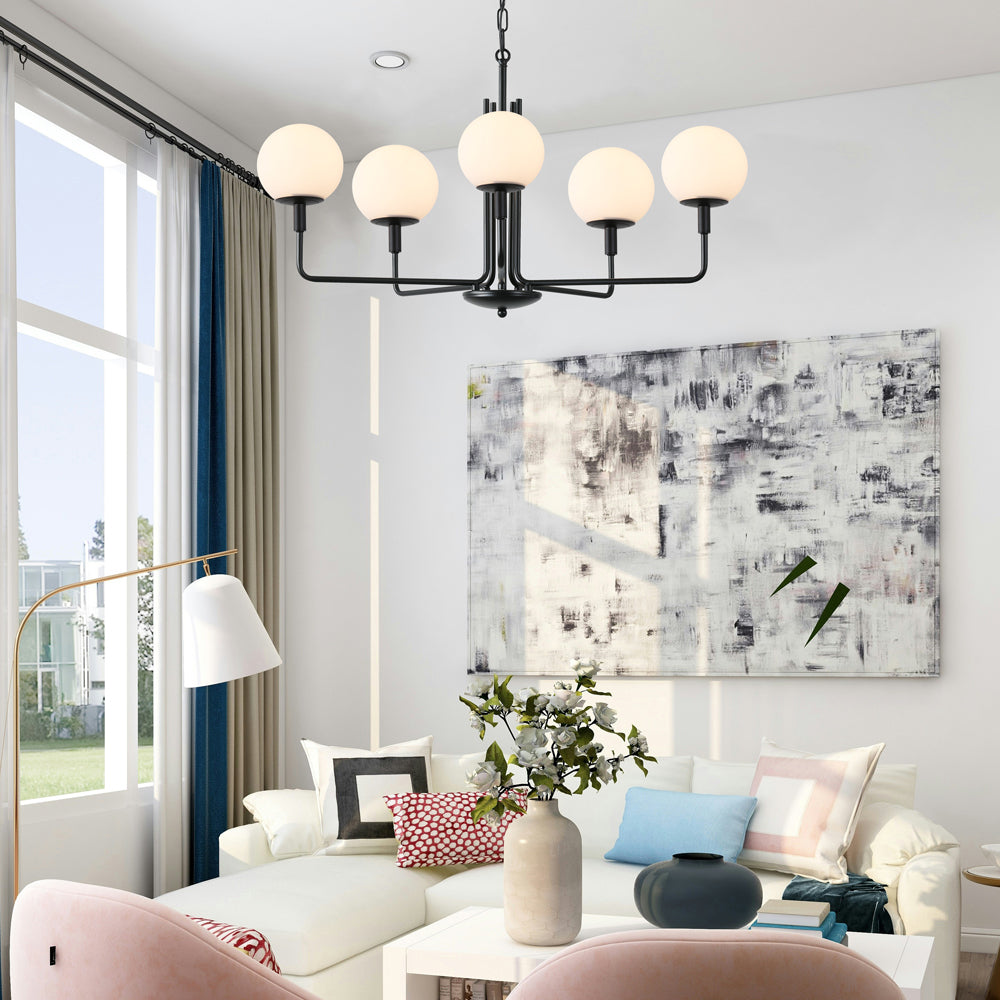 Delphio- 5 Light Chandelier