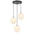 Glo Alabaster 12" 3-Light