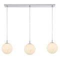 Glo Alabaster 12" 3-Light